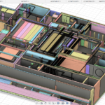 3D model kompozycji instalacji obiektu